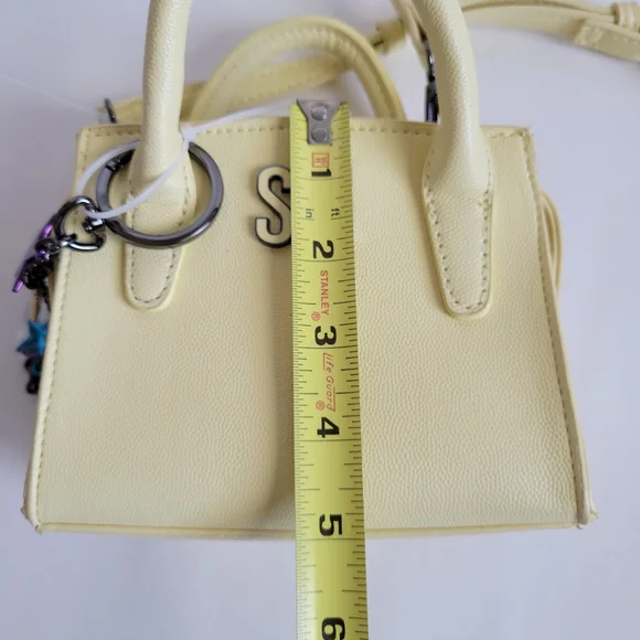 Steve Madden Women's Yellow Handbag with Star Charms NWT - Picture 13 of 16